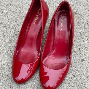 Cole Haan Women's Red Patent Pumps